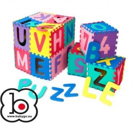 BabyGo – Salteluta de joaca cu cifre si litere Puzzle 36 piese 