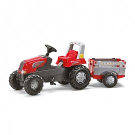 Tractor cu pedale si remorca Rolly Toys RollyJunior 3-8 ani